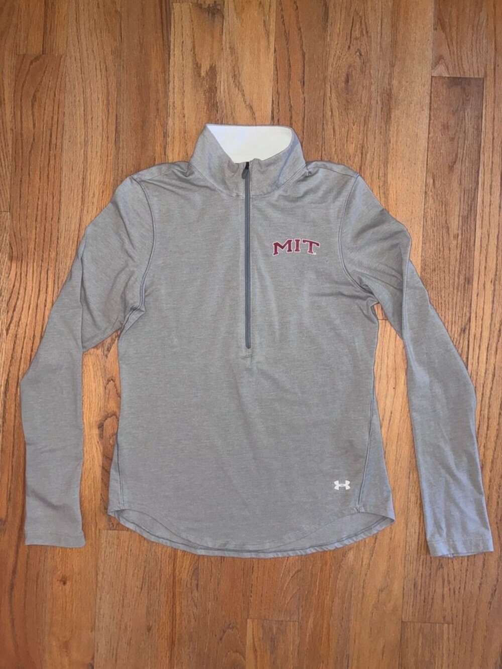 Under Armour Gray MIT Quarter Zip Pullover Adult Small